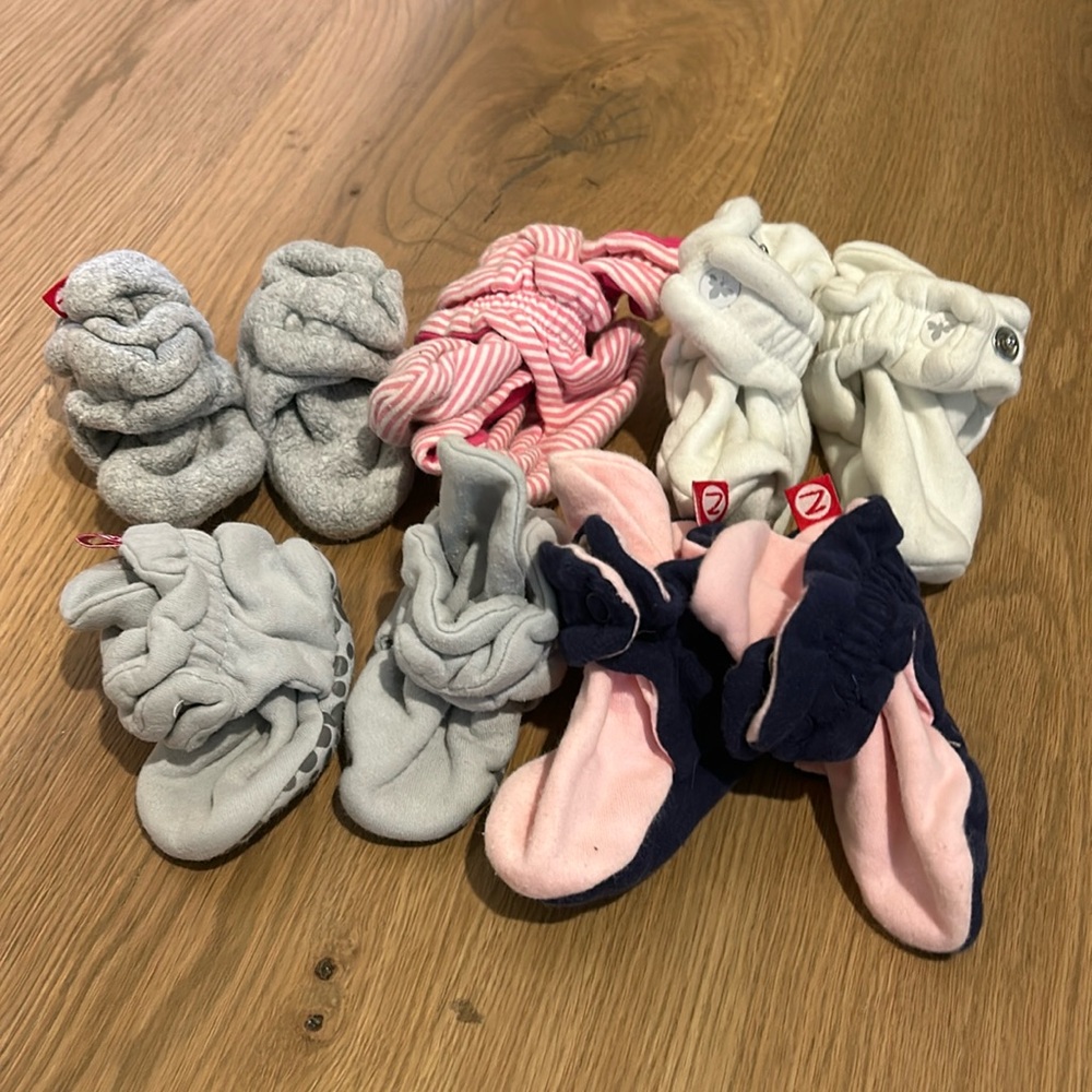 Zutano and Burt Bees Booties Bundle